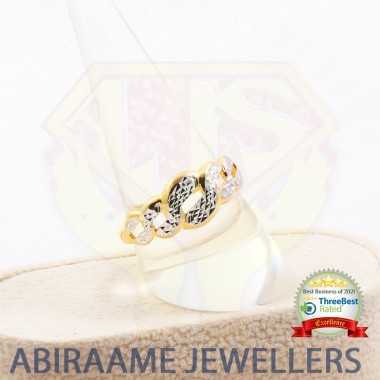 cuban chain ring, buy gold online, white gold jewellery, online gold purchase, invest in gold online, white and yellow gold ring