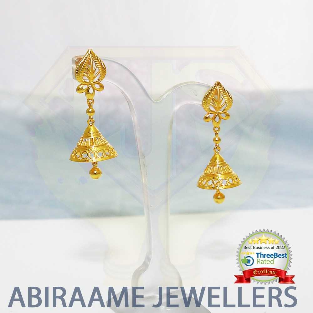 Buy One Gram Gold Jhumka Simple And Stunning Design Earrings ER2195-sgquangbinhtourist.com.vn