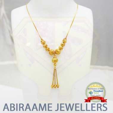 Gold Beads Chain Necklaces
