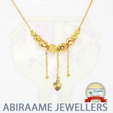 Lovely Beads Gold Necklace
