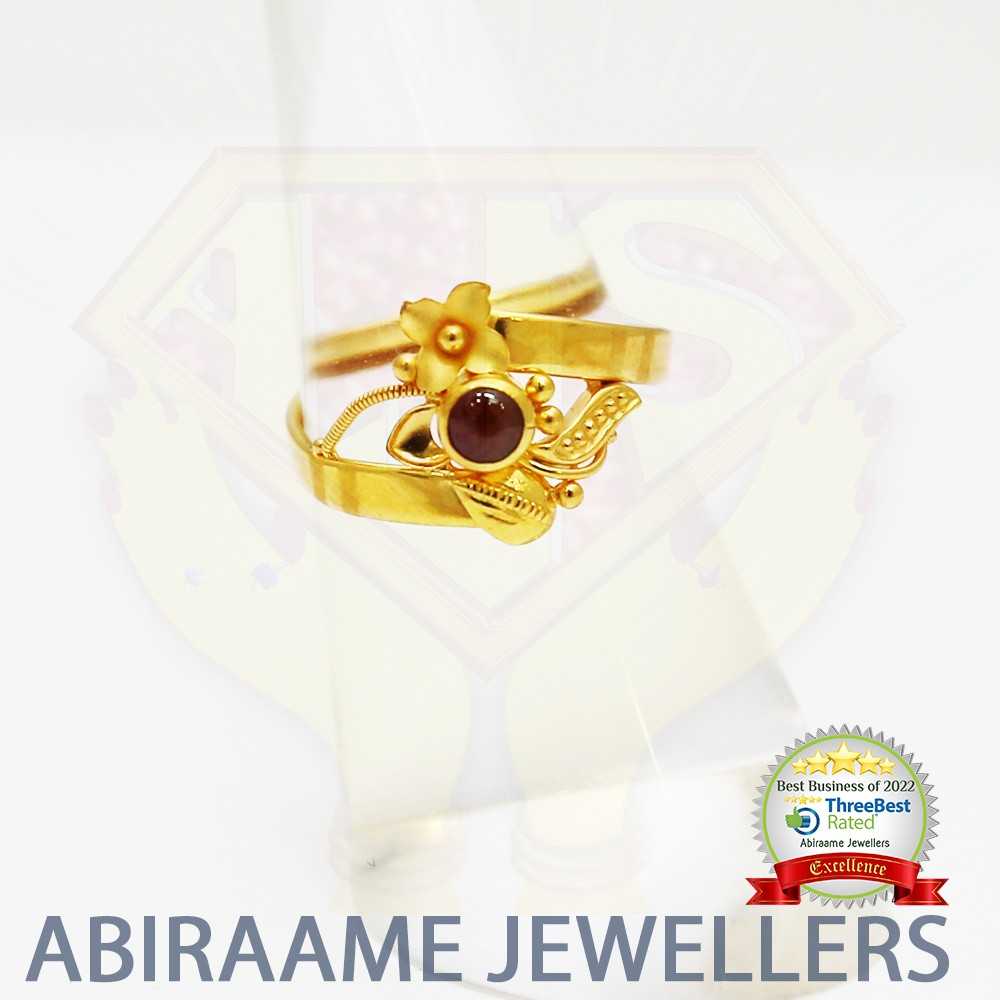 Buy Gold Finger Rings Online @ Reasonable Prices | Abiraame Jewellers