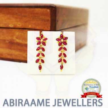 gold earrings design, latest design of gold earrings, stone jewellery, designer earrings, fashion earrings