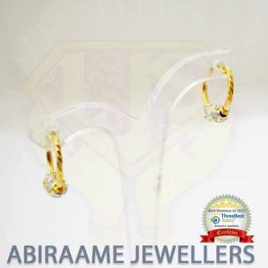 gold hoop earrings, rings on ear, earrings for women, gold hoops, small gold earrings