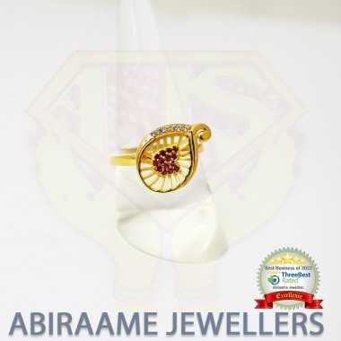 stone ring, gold rings design, buy rings online, abiraame jewellers, birthstones of the months, emerald ring