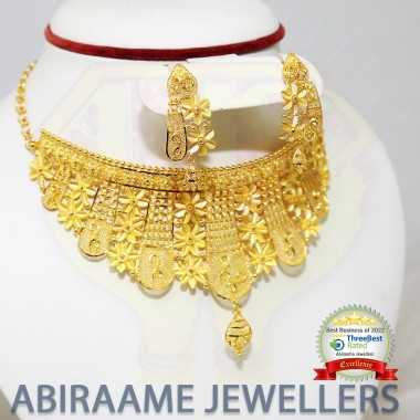 choker necklace, gold choker necklace, choker set, choker jewelry, choker necklace set