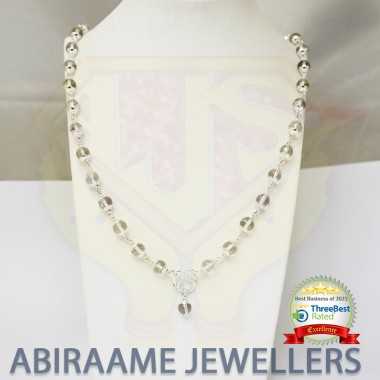 Elegant Silver Chain With...
