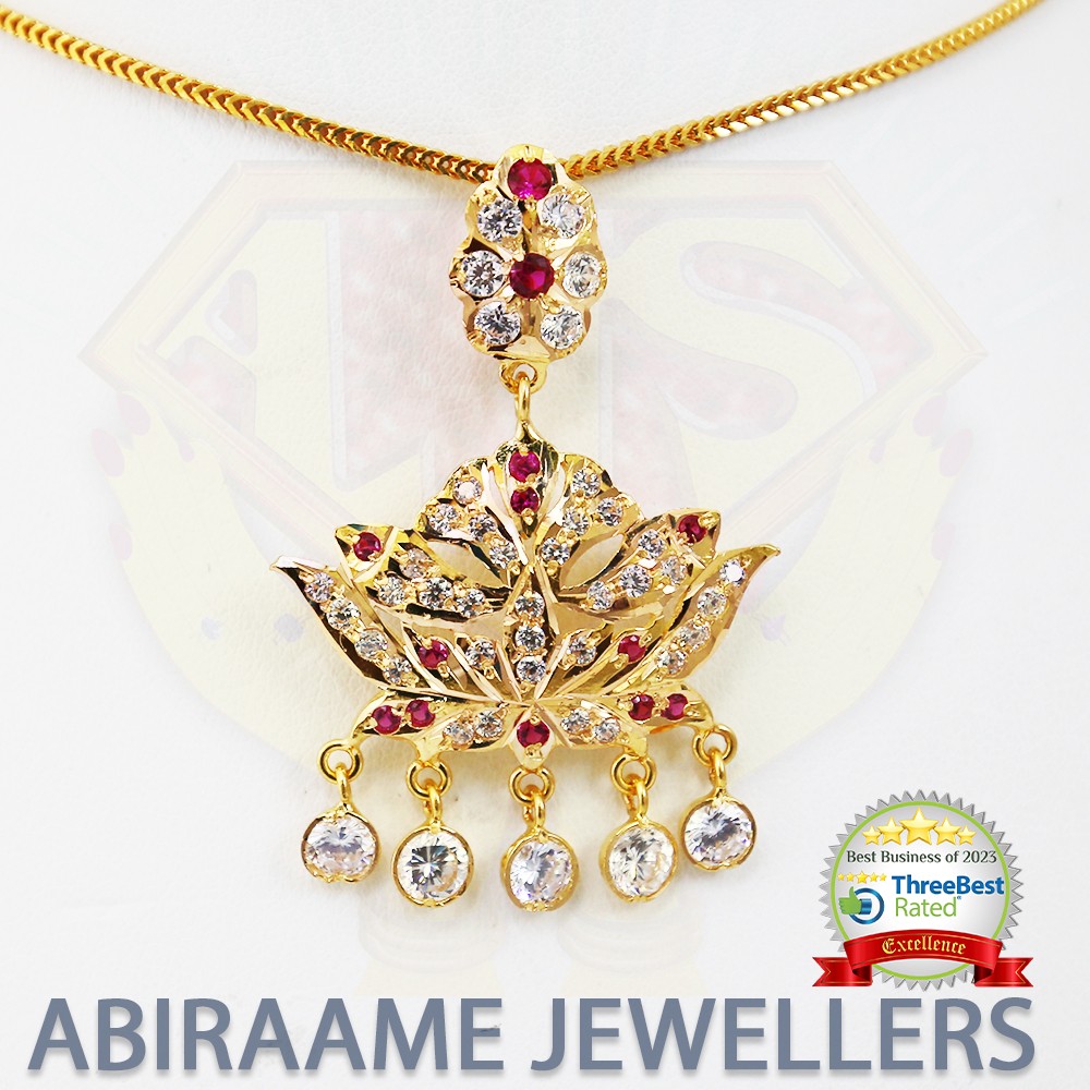 stone locket, lotus pendant, gold stone locket, gold lotus pendant with stones, bridal pendant, haram pendant designs
