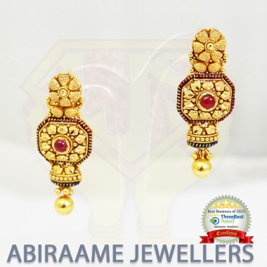 Antique Gold Earring