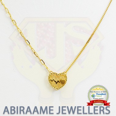 Circuit Heart Necklace