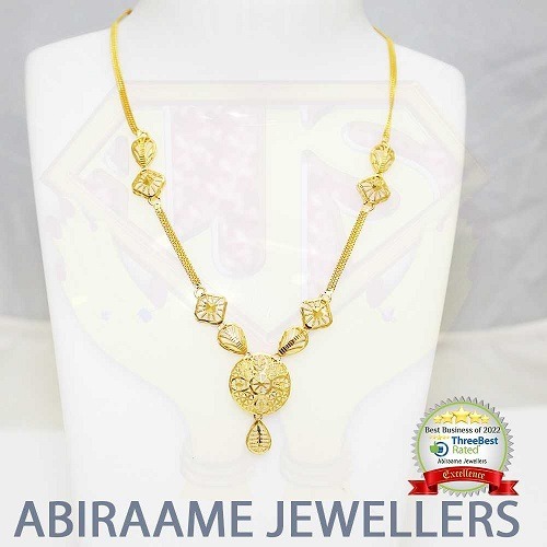 Unimaginable wider range of gold necklace collections for all age groups from the unique gold boutique!